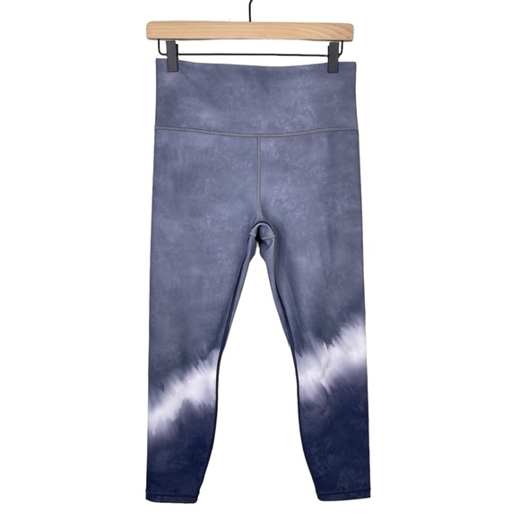 Athleta Pants - Athleta Elation 7/8 Tight Medium High Rise Watercolor Print Cropped Legging Gym